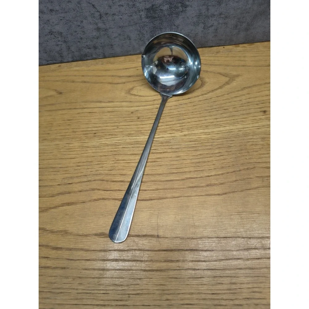 Oneida Silver Plated Punch Bowl Ladle Soup Serving Spoon